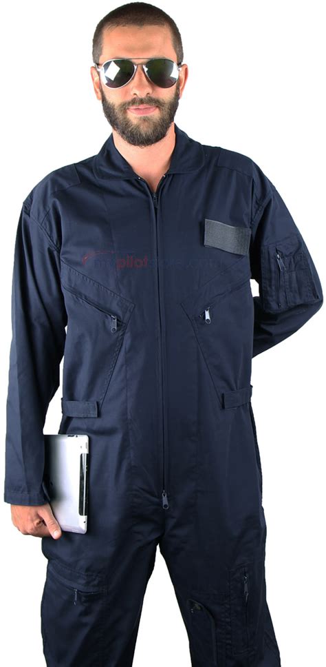 navy blue flight suit